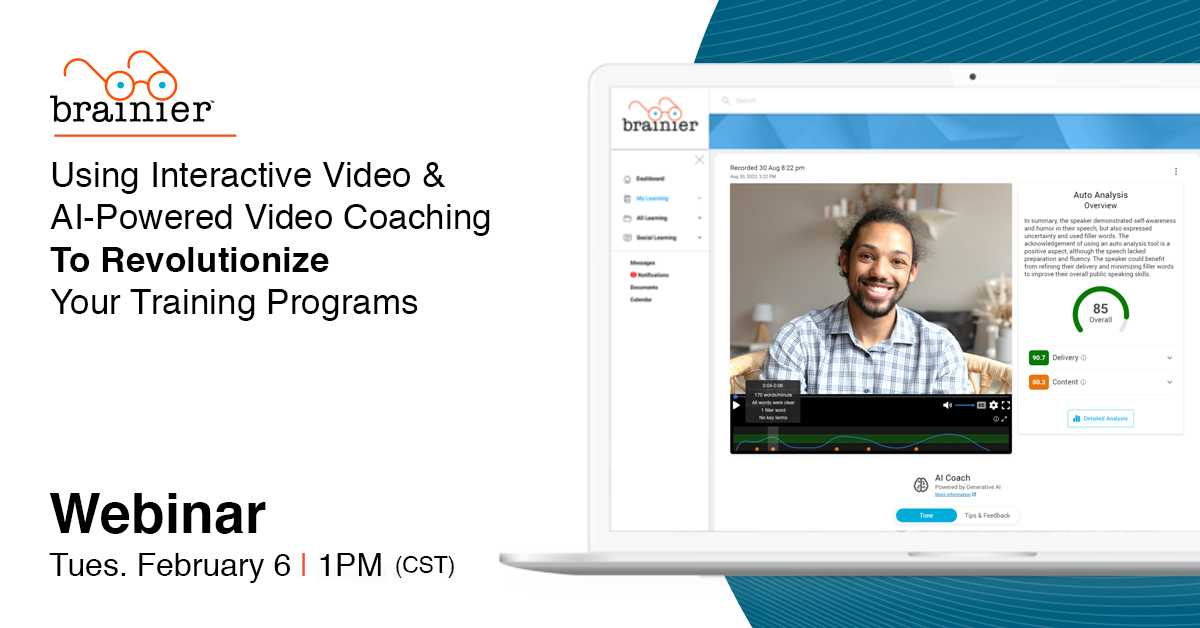 Webinar: Using Interactive Video & AI-Powered Video Coaching to Revolutionize Your Training Programs